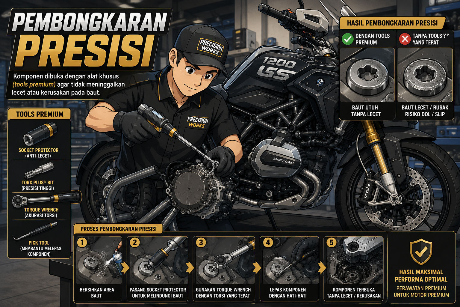 Kartun Pembersihan Mesin